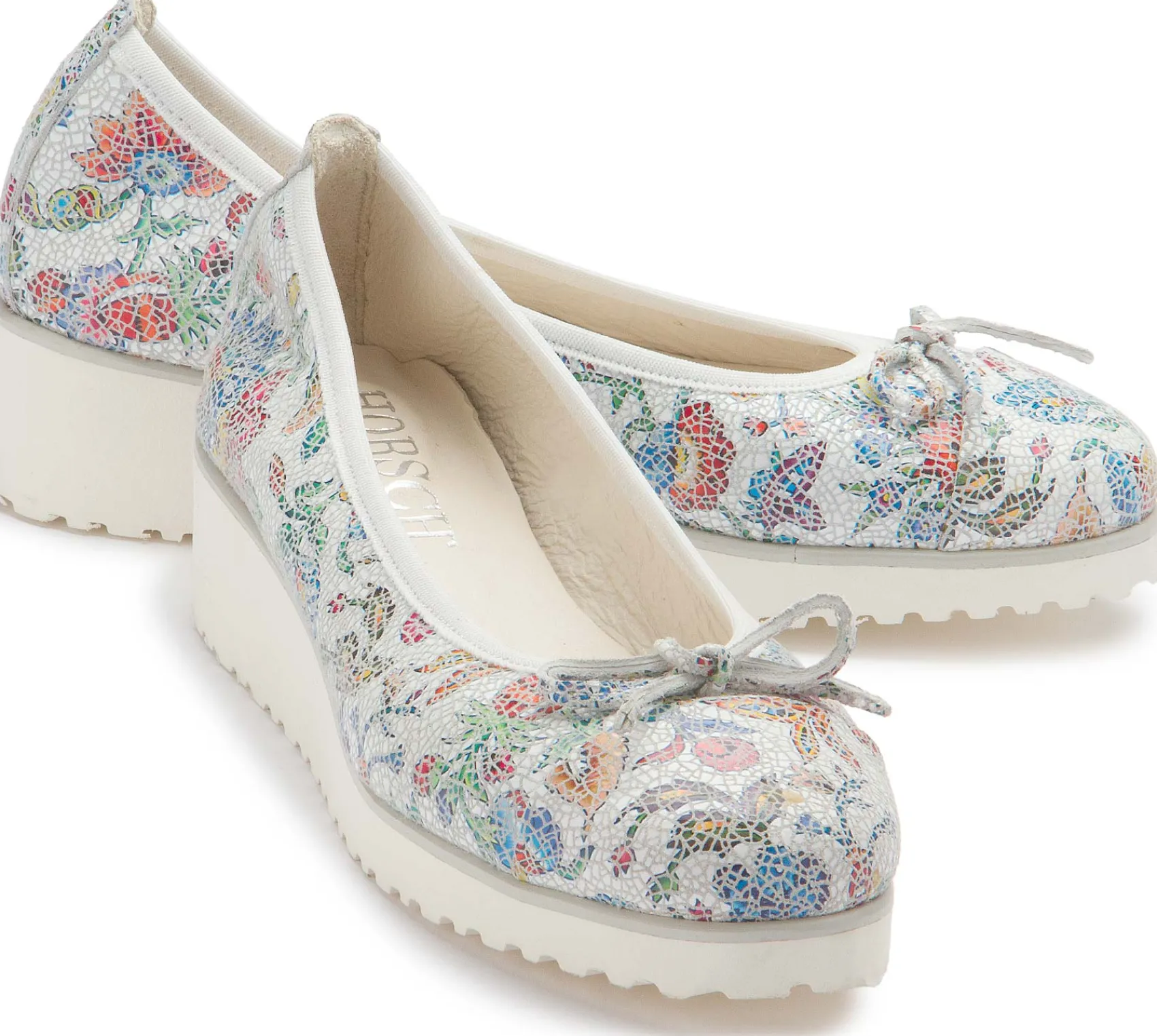 Ballerinas|Horsch Schuhe Ballerina in Untergrößen Weiß