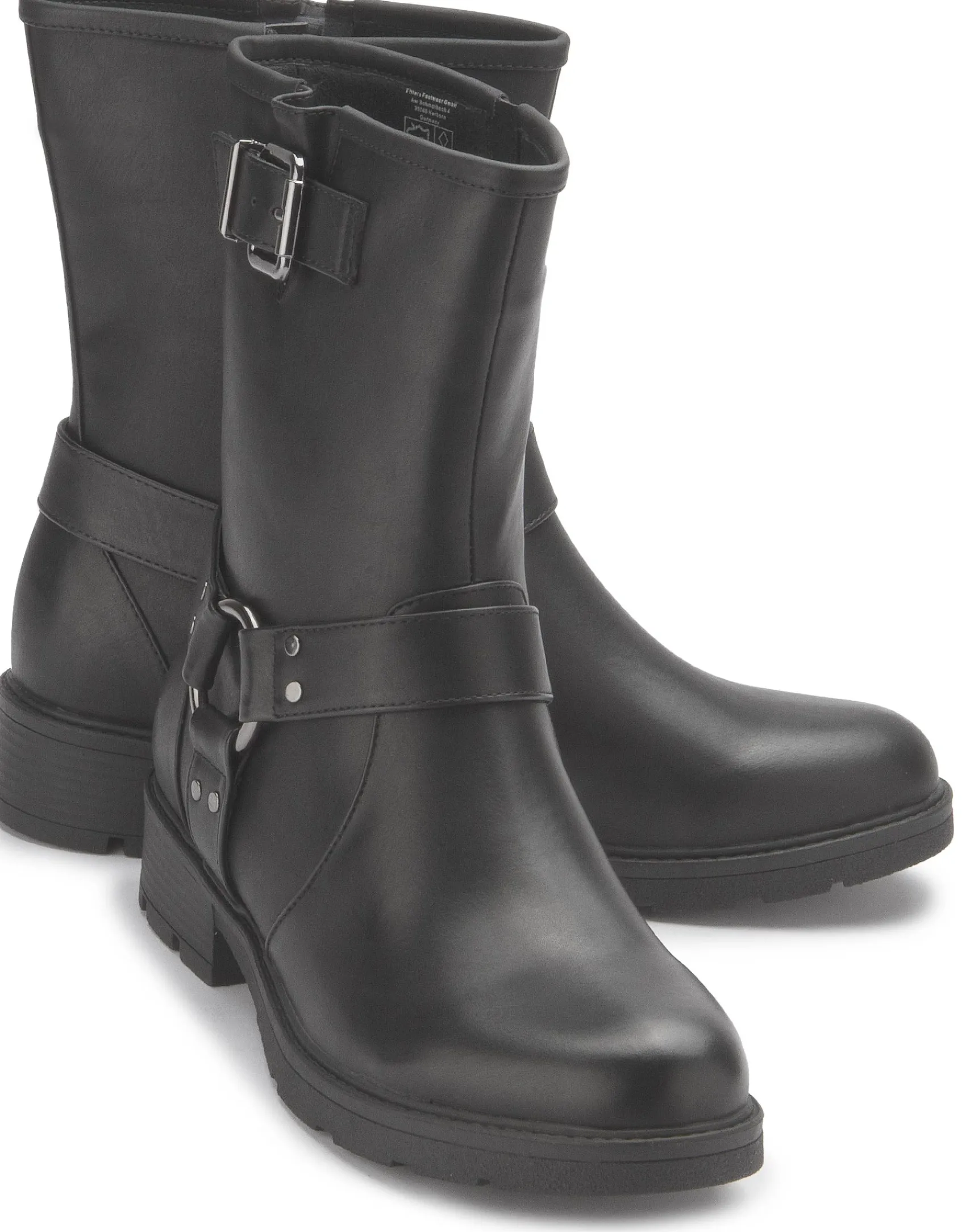 Stiefeletten|Boots|Fitters Biker Boot in Übergrößen