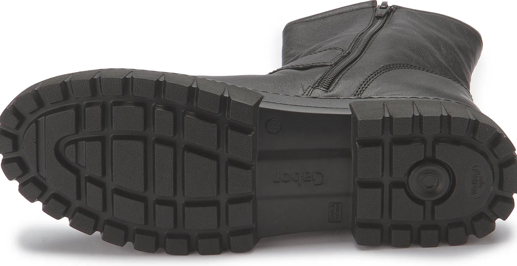Stiefeletten|Boots|Gabor Boot in Übergrößen Schwarz
