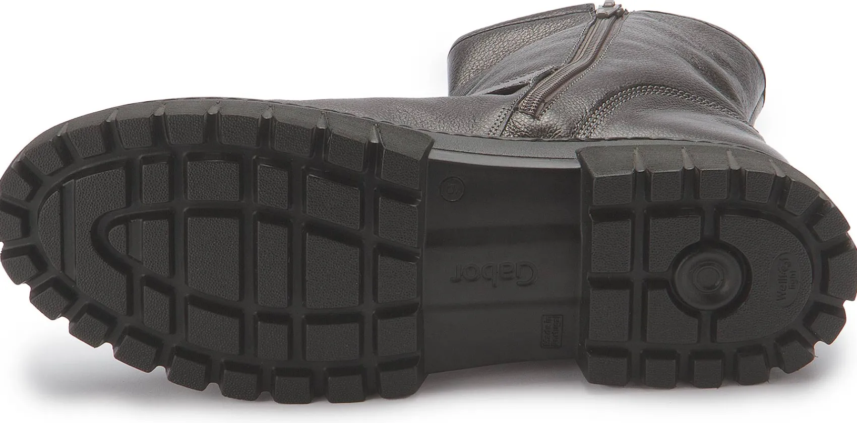 Stiefeletten|Gabor Boot in Übergrößen Grau