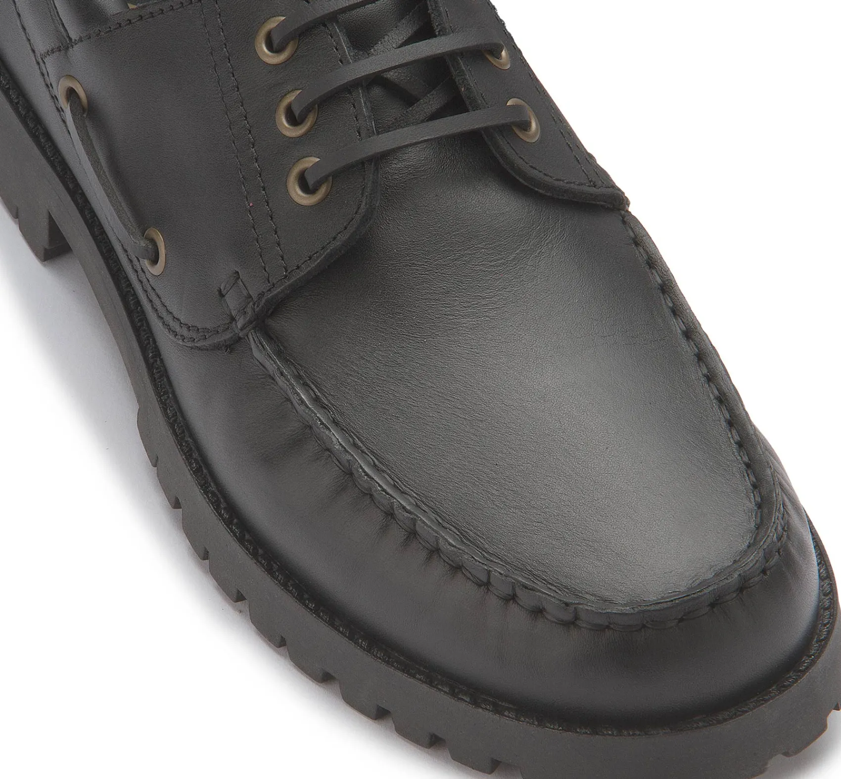 Schnürschuhe|Bootsschuhe|Horsch Schuhe Bootsschuh in Übergrößen Schwarz