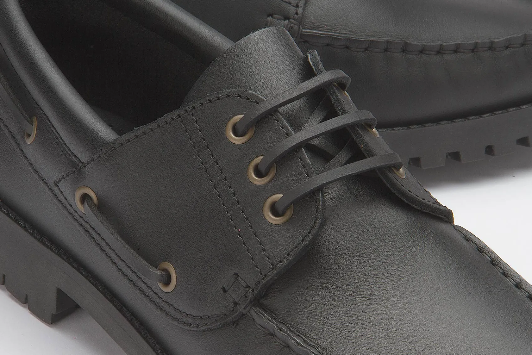 Schnürschuhe|Bootsschuhe|Horsch Schuhe Bootsschuh in Übergrößen Schwarz