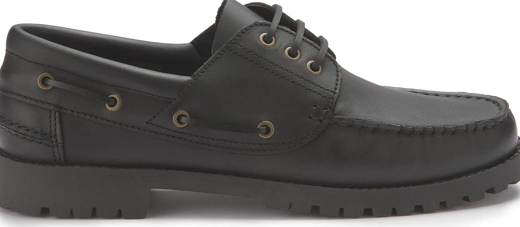 Schnürschuhe|Bootsschuhe|Horsch Schuhe Bootsschuh in Übergrößen Schwarz