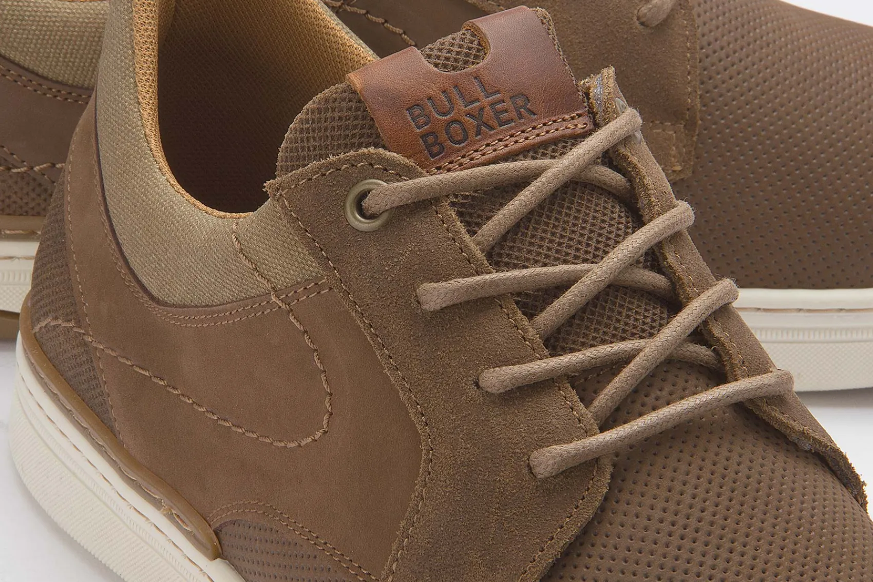 Sneaker|Schnürschuhe|Bulboxer Bullboxer Sneaker in Übergrößen Braun