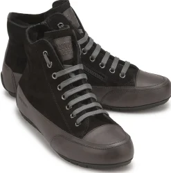Sneaker|Schnürschuhe|Candice Cooper High-Top-Sneaker in Übergrößen Schwarz