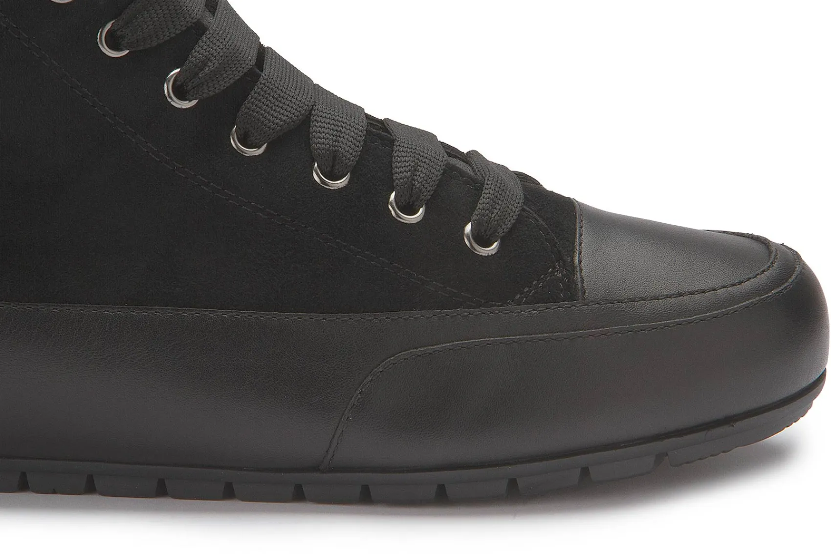 Stiefeletten|Sneaker|Candice Cooper High-Top-Sneaker in Übergrößen Schwarz