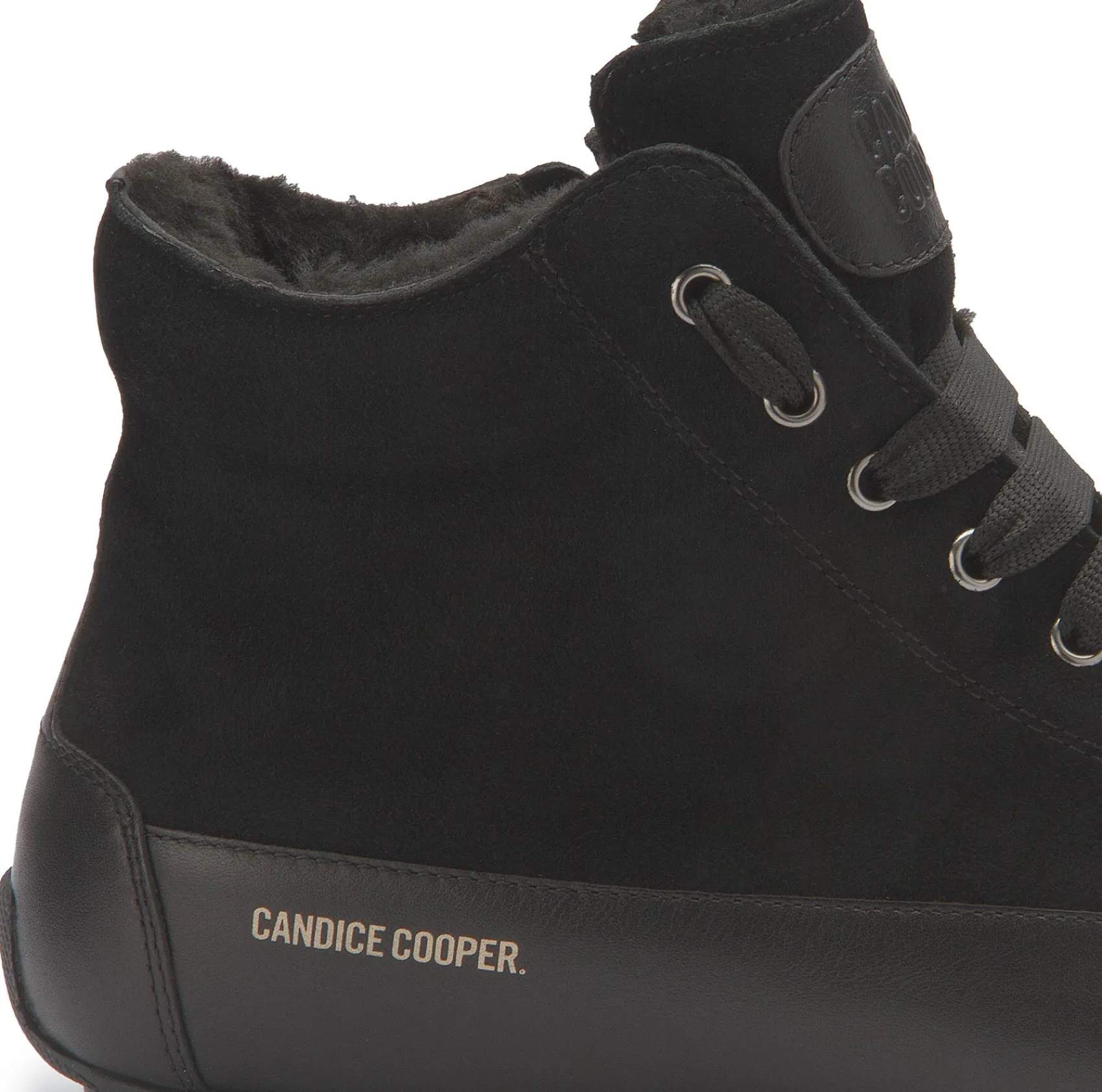 Stiefeletten|Sneaker|Candice Cooper High-Top-Sneaker in Übergrößen Schwarz