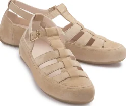 Sandalen|Candice Cooper Sandale in Übergrößen Beige