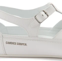 Sandalen|Candice Cooper Sandale in Übergrößen Weiß