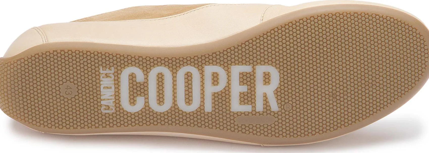Sneaker|Schnürschuhe|Candice Cooper Sneaker in Übergrößen Beige