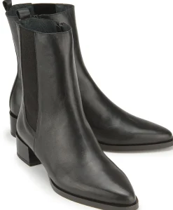 Stiefeletten|Horsch Schuhe Chelsea Boot in Übergrößen Schwarz