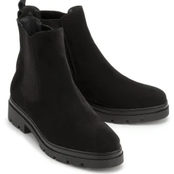 Stiefeletten|Horsch Schuhe Chelsea Boot in Übergrößen Schwarz