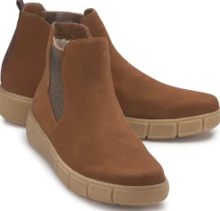 Stiefeletten|Remonte Chelsea Boot in Übergrößen Braun