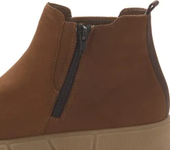 Stiefeletten|Remonte Chelsea Boot in Übergrößen Braun
