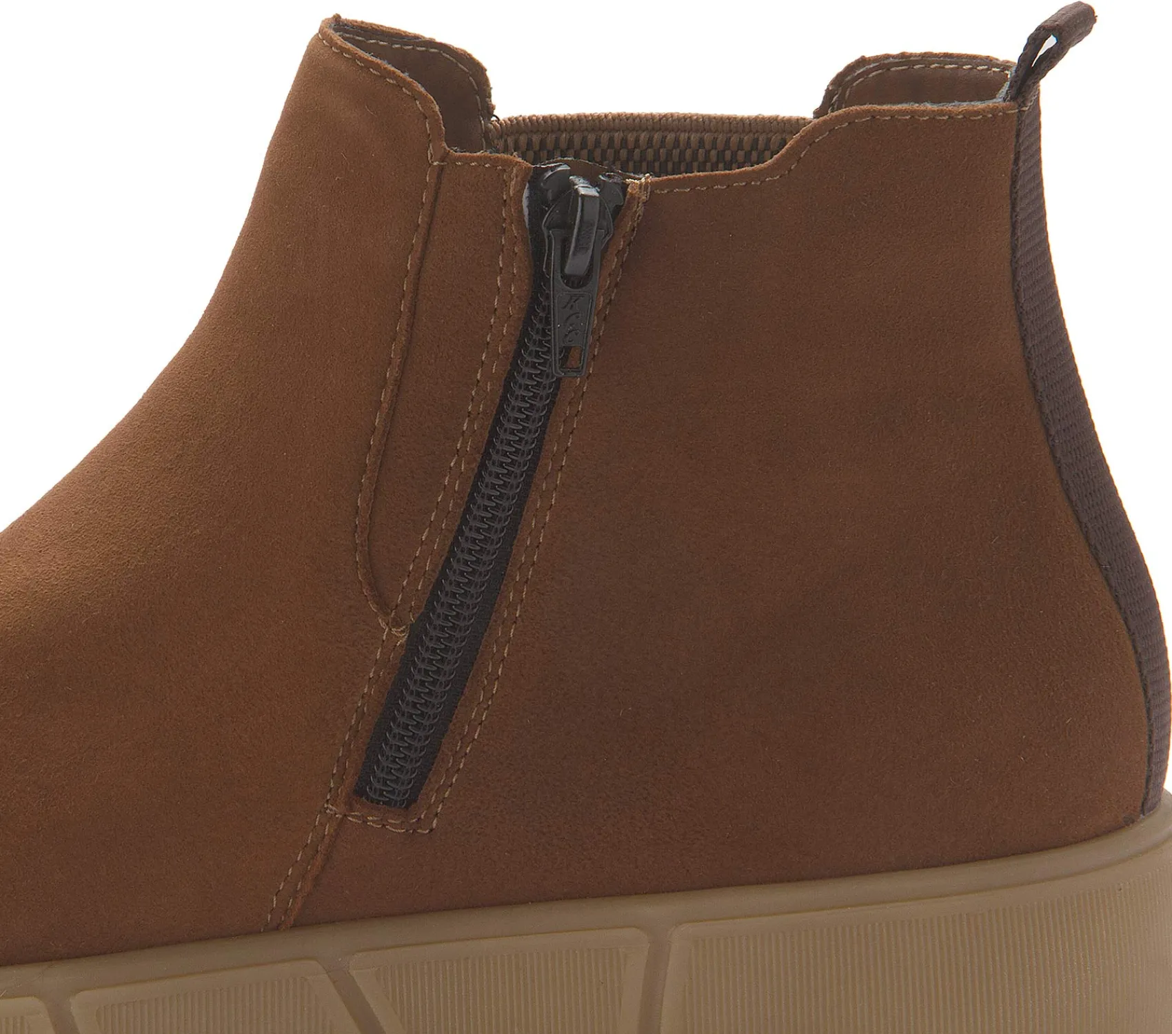 Stiefeletten|Remonte Chelsea Boot in Übergrößen Braun