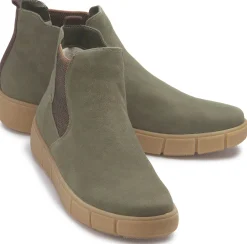 Stiefeletten|Remonte Chelsea Boot in Übergrößen Grün