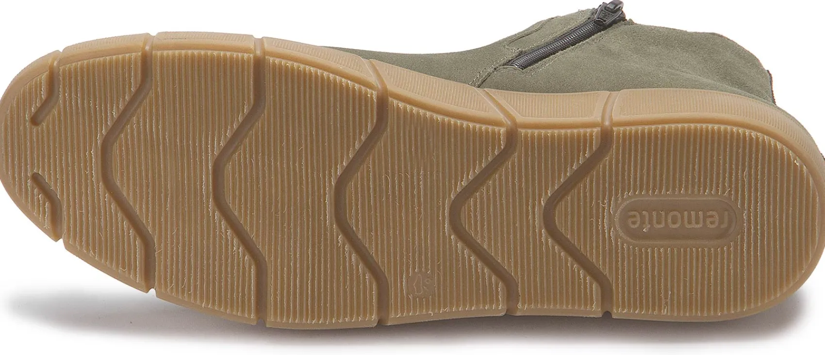 Stiefeletten|Remonte Chelsea Boot in Übergrößen Grün