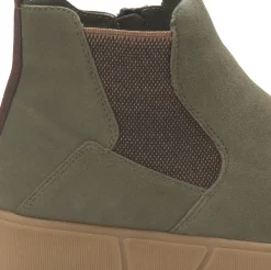 Stiefeletten|Remonte Chelsea Boot in Übergrößen Grün