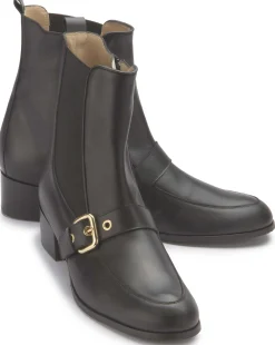 Stiefeletten|Horsch Schuhe Chelsea Boot in Übergrößen Schwarz