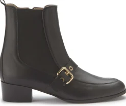 Stiefeletten|Horsch Schuhe Chelsea Boot in Übergrößen Schwarz