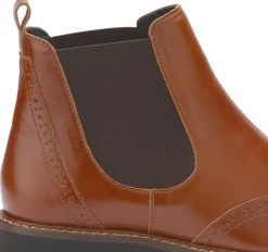 Stiefeletten|Horsch Schuhe Chelsea Boot in Übergrößen Braun