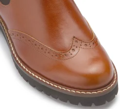 Stiefeletten|Horsch Schuhe Chelsea Boot in Übergrößen Braun