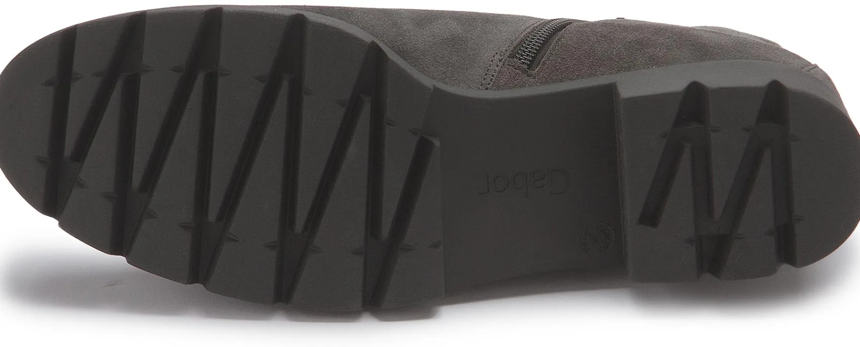 Stiefeletten|Gabor Chelsea Boot in Übergrößen Grau
