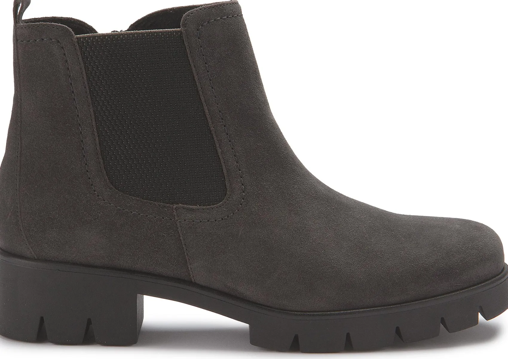 Stiefeletten|Gabor Chelsea Boot in Übergrößen Grau