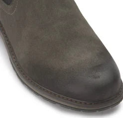 Stiefeletten|Mustang Herren Chelsea Boot in Übergrößen Grau