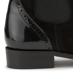 Stiefeletten|Horsch Schuhe Chelsea Boot in Untergrößen Schwarz