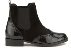 Stiefeletten|Horsch Schuhe Chelsea Boot in Untergrößen Schwarz