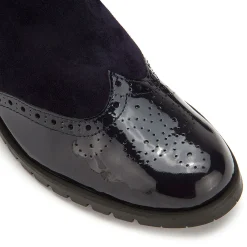 Stiefeletten|Horsch Schuhe Chelsea Boot in Untergrößen Blau