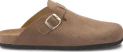 Sandalen|Pantoletten|Horsch Schuhe Clog in Untergrößen Braun