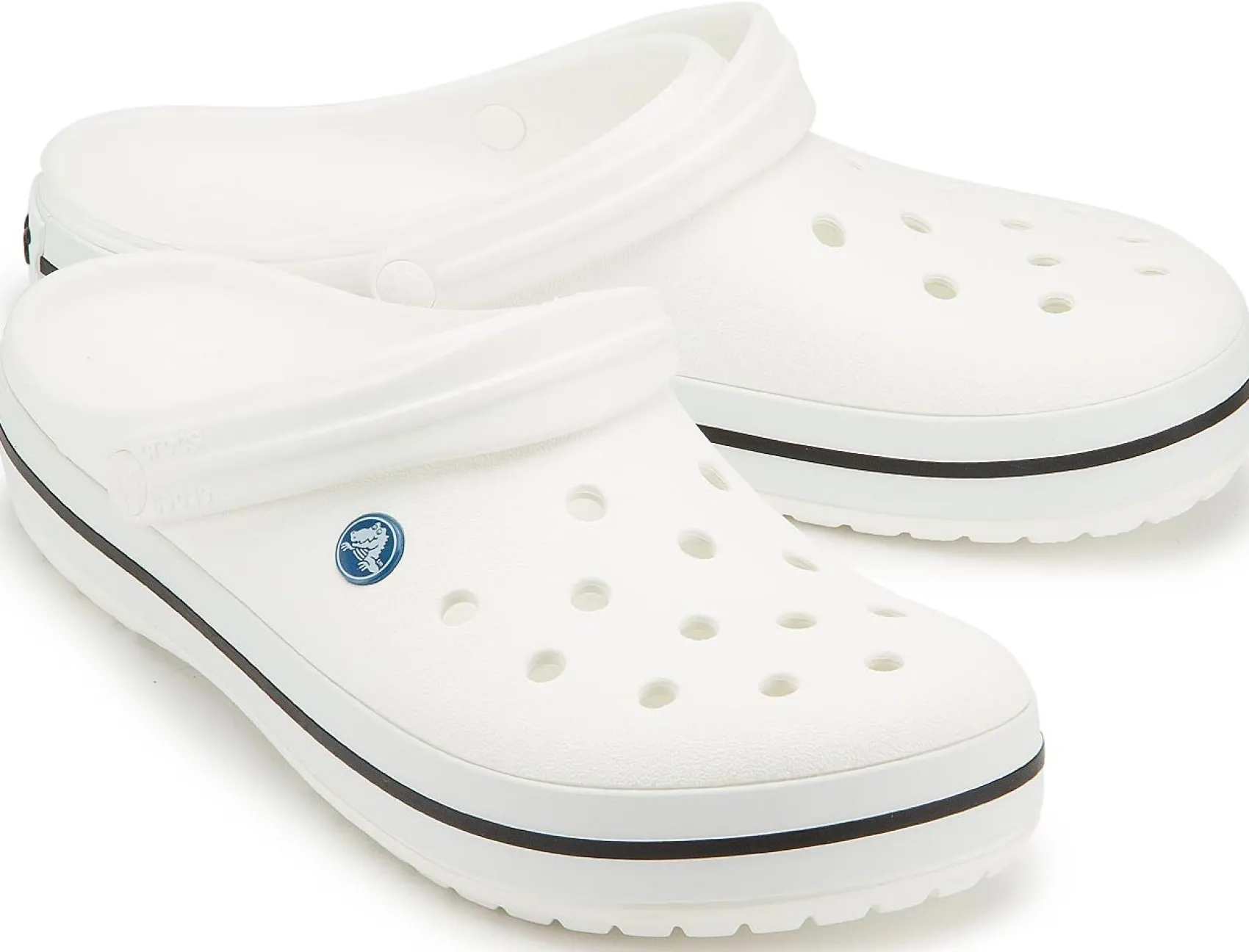 Sandalen|Hausschuhe|Crocs_Damen Crocs in Übergrößen Weiß