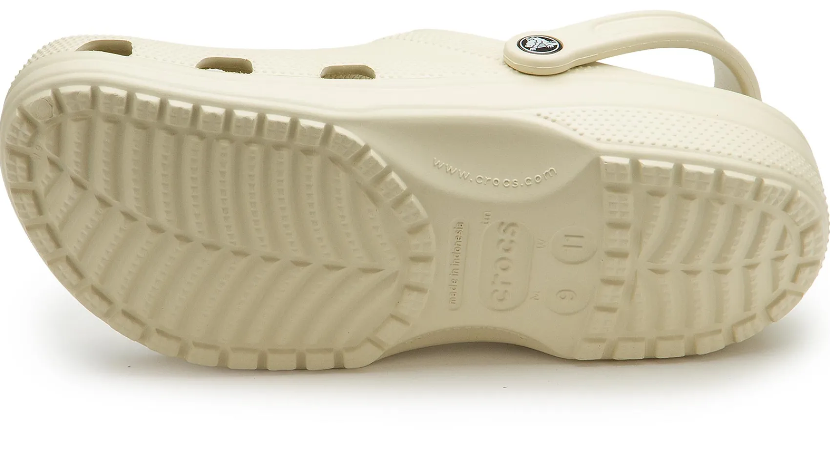 Sandalen|Hausschuhe|Crocs_Damen Crocs in Übergrößen Beige