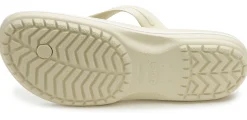 Zehentrenner|Sandalen|Crocs_Damen Crocs in Übergrößen Beige