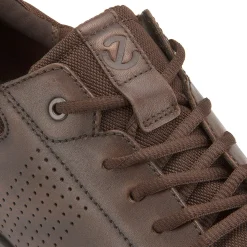 Schnürschuhe|Ecco Sneaker in Übergrößen Braun