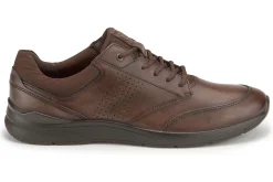 Schnürschuhe|Ecco Sneaker in Übergrößen Braun