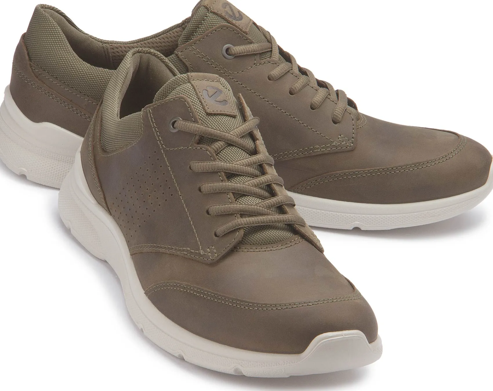 Sneaker|Schnürschuhe|Ecco Sneaker in Übergrößen Grün