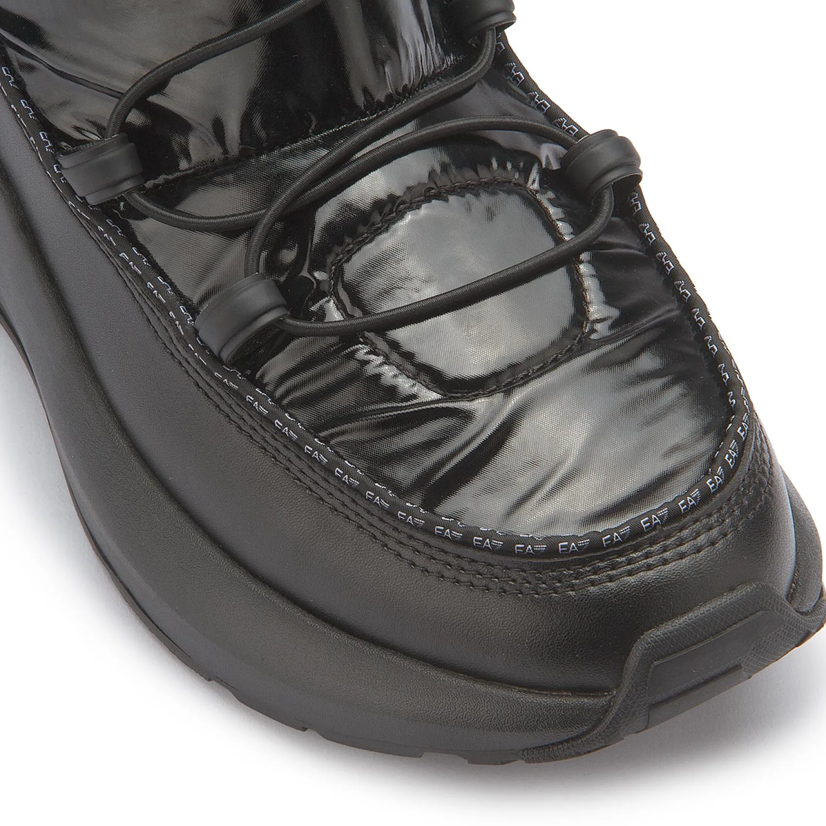 Stiefeletten|Boots|Armani Damen Emporio Armani Schneestiefel in Übergrößen Schwarz