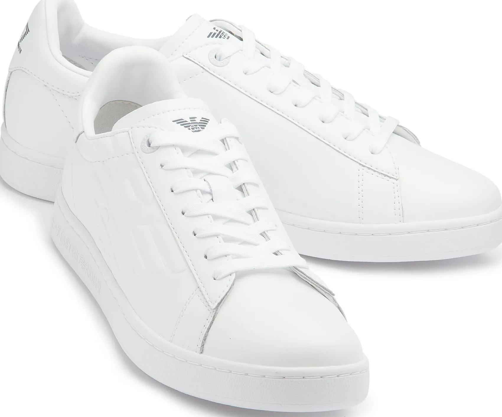 Sneaker|Schnürschuhe|Armani Damen Emporio Armani Sneaker in Übergrößen Weiß