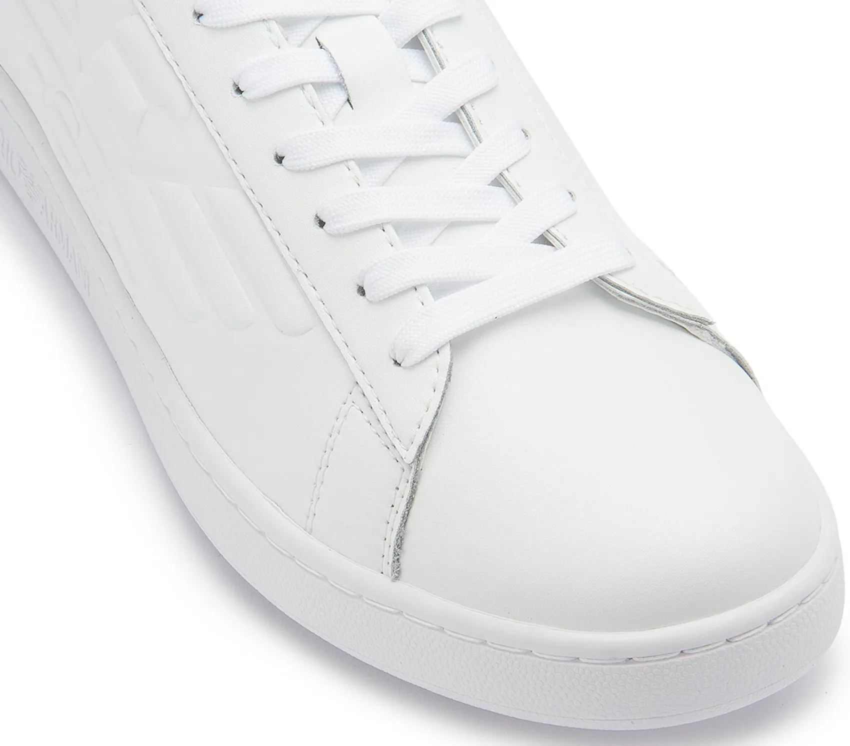 Sneaker|Schnürschuhe|Armani Damen Emporio Armani Sneaker in Übergrößen Weiß