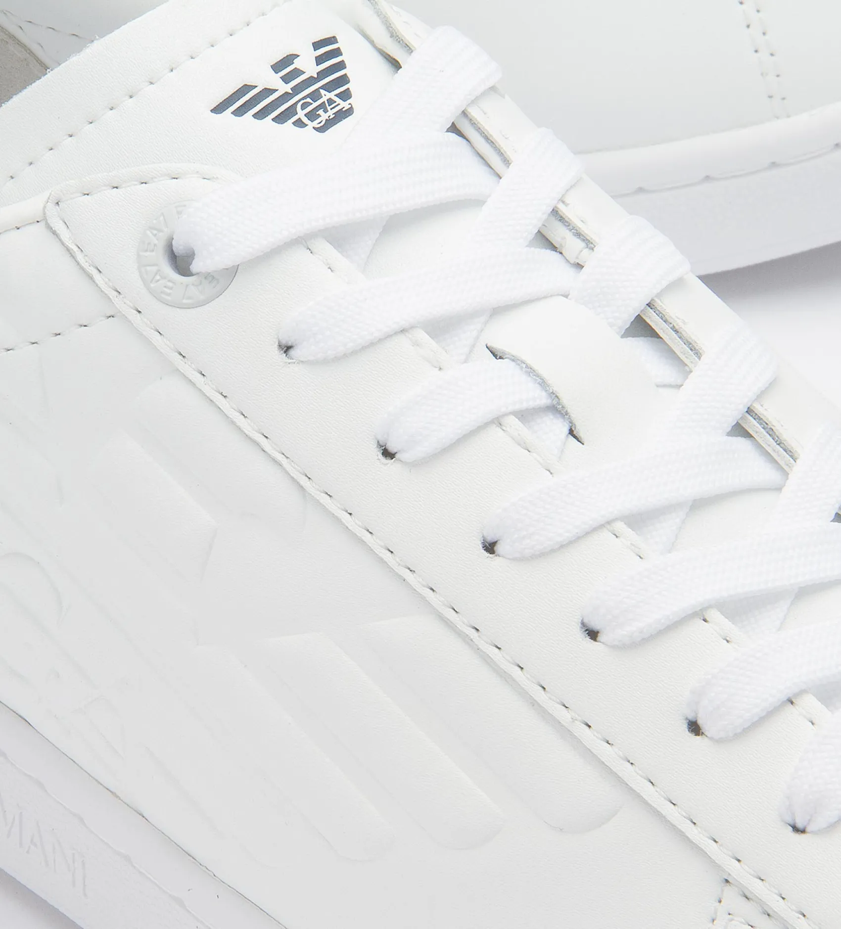Sneaker|Schnürschuhe|Armani Damen Emporio Armani Sneaker in Übergrößen Weiß