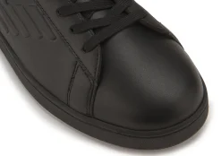 Sneaker|Schnürschuhe|Armani Emporio Sneaker in Übergrößen Schwarz