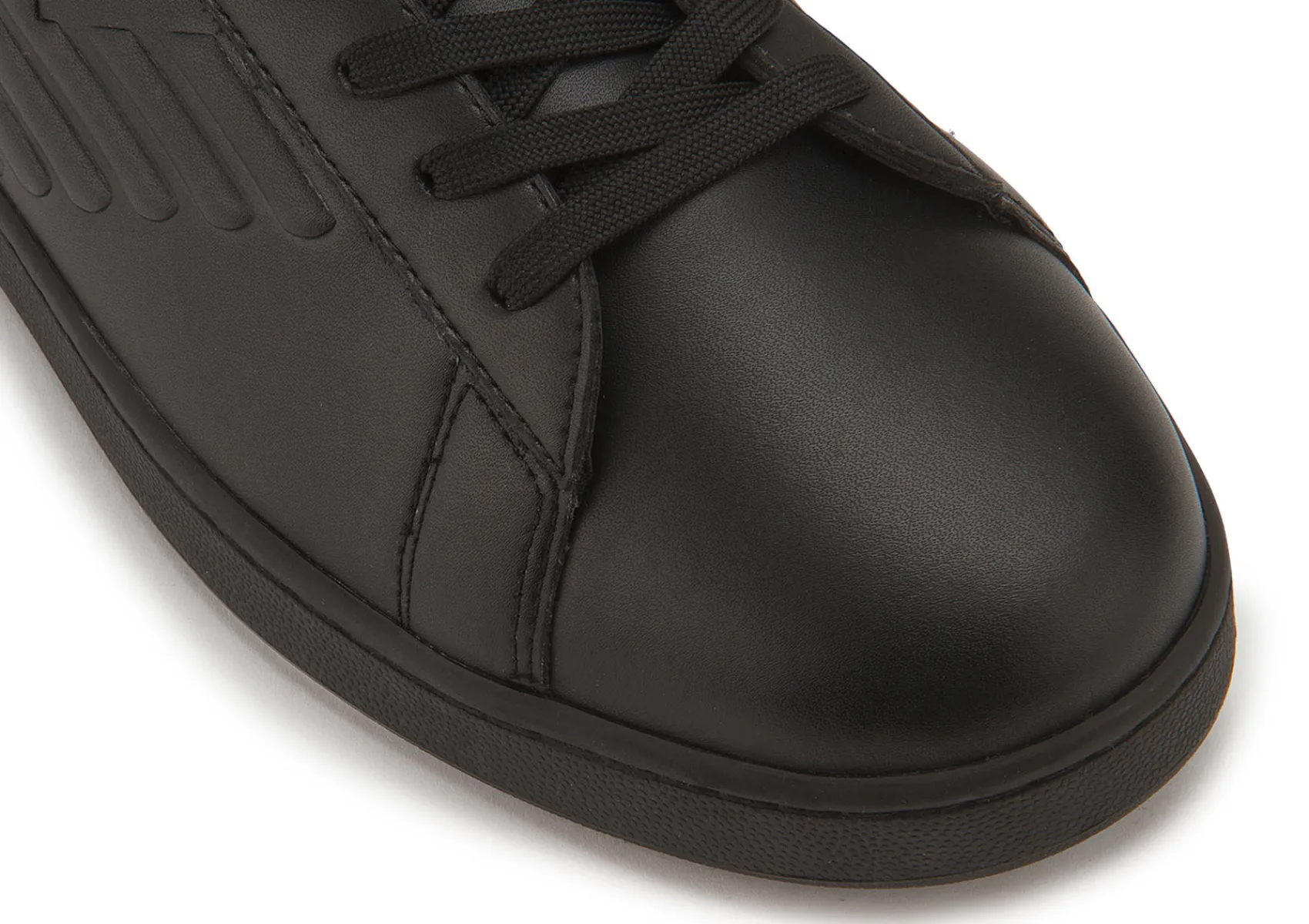 Sneaker|Schnürschuhe|Armani Emporio Sneaker in Übergrößen Schwarz