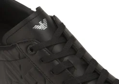 Sneaker|Schnürschuhe|Armani Emporio Sneaker in Übergrößen Schwarz