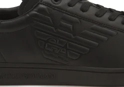 Sneaker|Schnürschuhe|Armani Emporio Sneaker in Übergrößen Schwarz