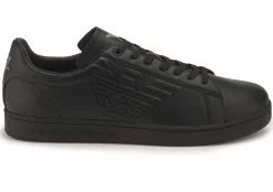 Sneaker|Schnürschuhe|Armani Emporio Sneaker in Übergrößen Schwarz