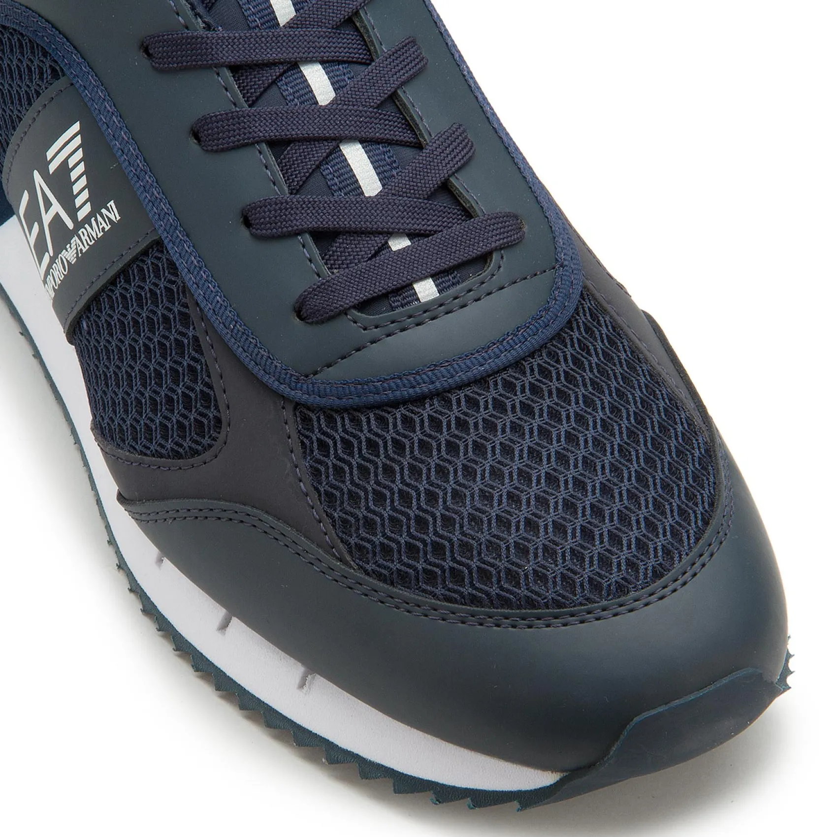 Sneaker|Schnürschuhe|Armani Emporio Sneaker in Übergrößen Blau