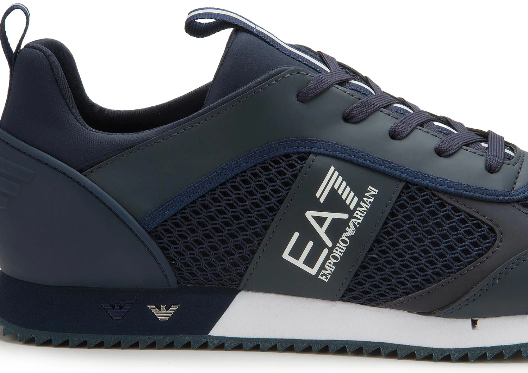 Sneaker|Schnürschuhe|Armani Emporio Sneaker in Übergrößen Blau